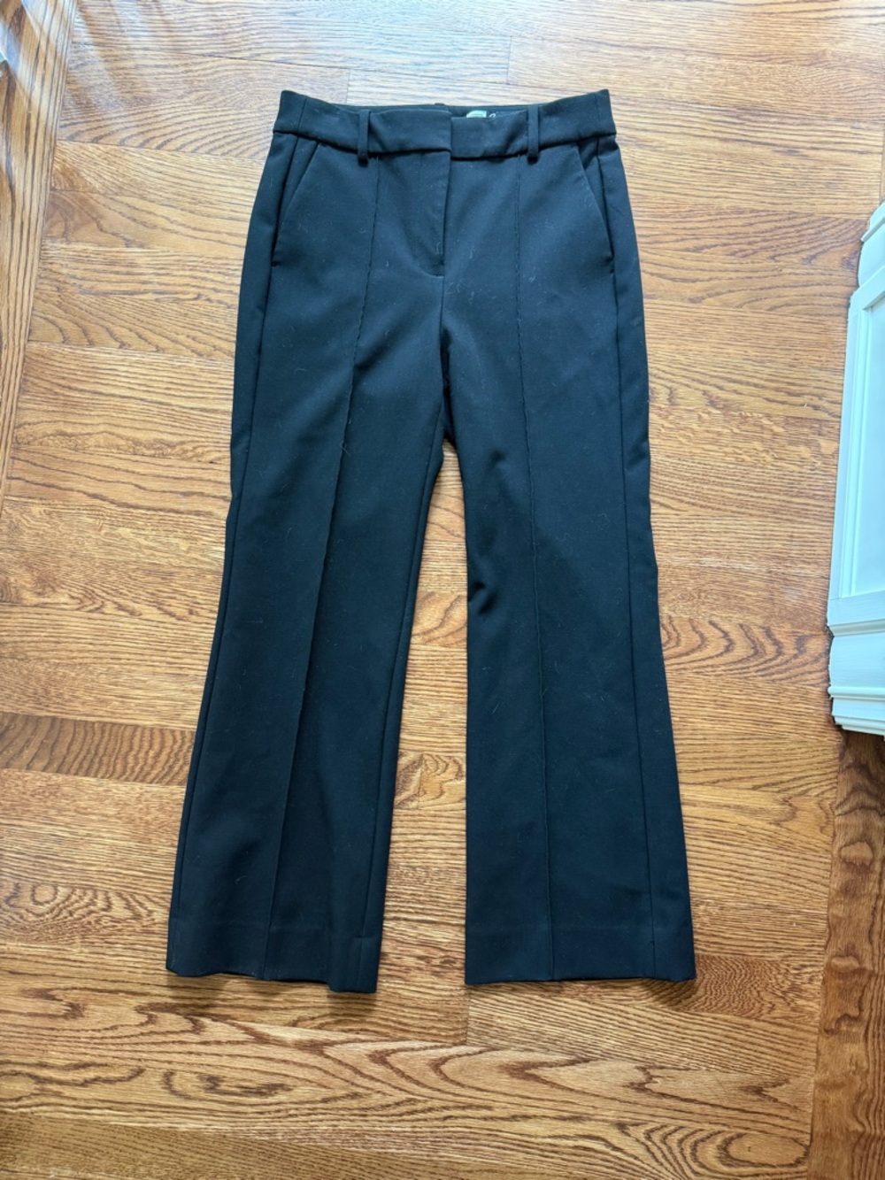 J CREW Natalia Pants Trousers Four Way Stretch Office‎ Comfy Carreman Black 4